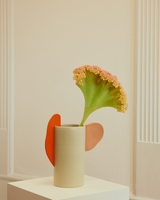 The ALA Vase is a carefully handmade limited edition by Cristina Fagnani Ceramica. The ceramic vase unites a classy body shape with organically formed elements, reminding of a wing, which means "ala“ in Italian. Whether equipped with beautiful flowers or without, this vase is definitely always an eye-catcher.