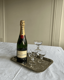 Elegant digestif or shot glasses, made out of delicate glass. The glasses come in a set of 2.