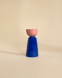 The wheel thrown and hand formed ceramic egg cups make your morning rituals a little bit more special. You can mix and match the egg cup color combinations and have a fun variety on your breakfast table. The ceramic egg cups perfectly hold a medium sized egg.